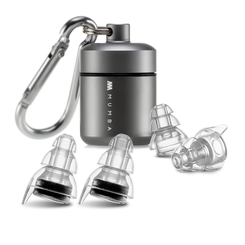 High Fidelity Concert Earplugs, Reusable Musicians Ear Plugs, 24dB Advanced Filter Technology Ear Protection for Music Festivals, DJs, Musicians Black - NewNest Australia