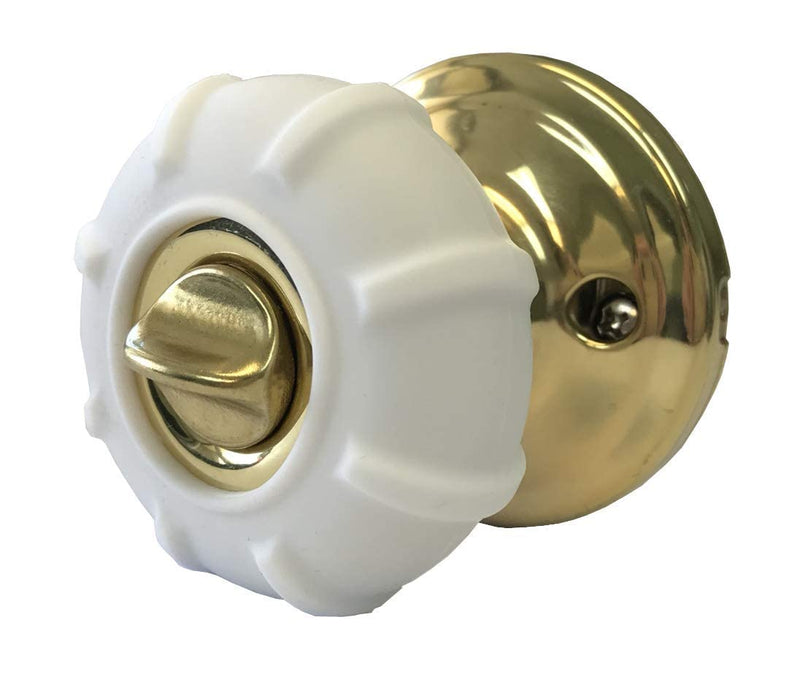 New Enjoy Cover - Door Knob Cover Grips Non Slip Arthritis & Senior Living Aids Grippy Easy Open Decorative. Simple Functional Effective Solution- 4 Pack (White, Cove) - NewNest Australia
