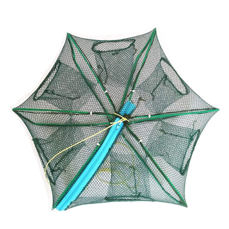 Portable Bait Traps Fishing Nets Foldable - Easy Use Hand Casting Bait Traps Cage Baits Cast Mesh Trap 60*26CM (Dia:23.62" Heights:10.24") - NewNest Australia