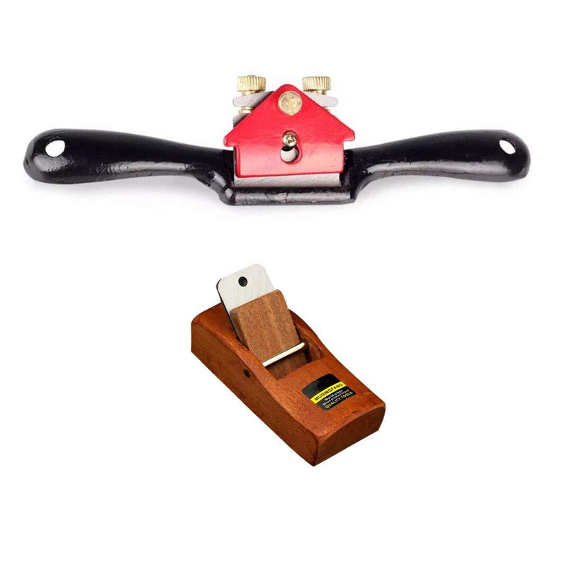 Adjustable SpokeShave with Flat Base and Metal Blade for Wood Craft, Smooth planes woodworking,Premium Hand Tool for Wood Craver, perfect Manual tool for Wood Working(1pc metal and 1pc wood) - NewNest Australia