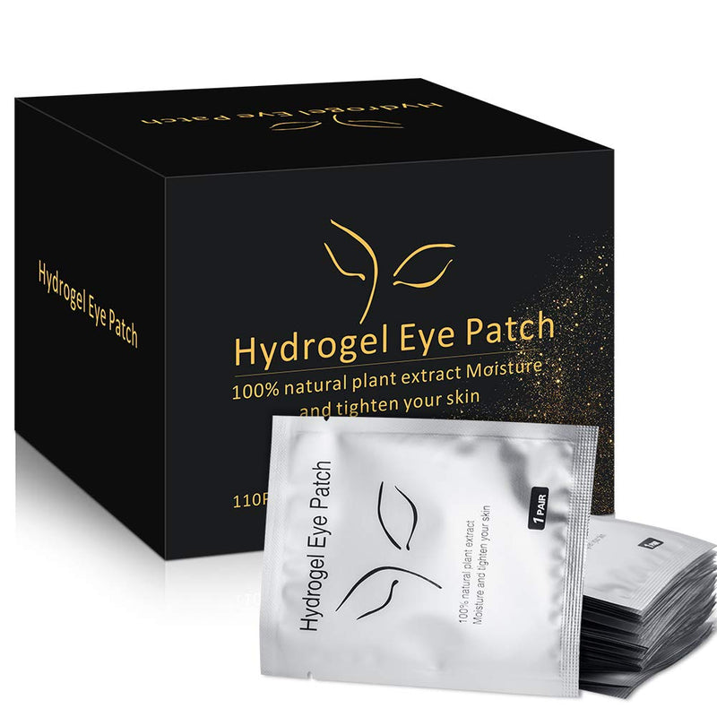 100 Pairs Under Eye Pads, Eyelash Extension Eye Pads, 100% Natural Hydrogel Eye Patch Lash Gel Pad for Eyelash Extensions supplies, Beauty Makeup Eye Mask Kit - NewNest Australia