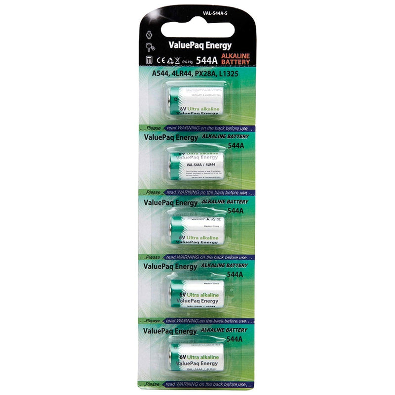 Dantona VAL-544A-5 ValuePaq Energy 544A Alkaline Cylindrical Cell Batteries, 5 pk - NewNest Australia