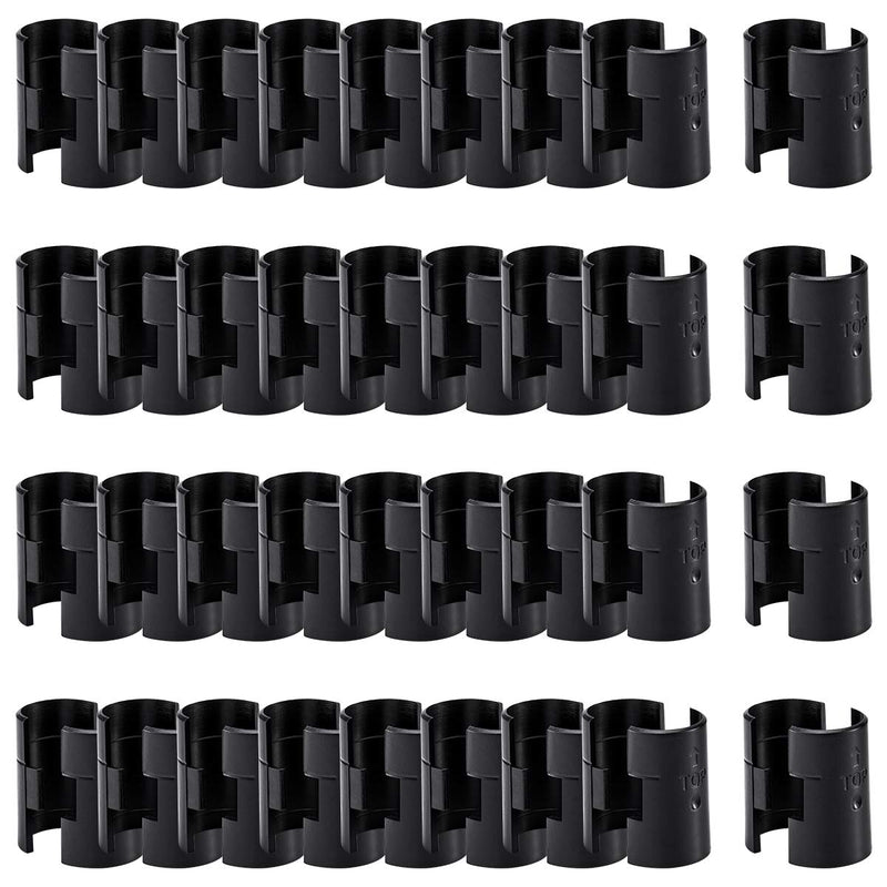 ANPHSIN 36 Pairs 72 Pack Wire Shelving Shelf Lock Clips for 1" Post- Shelving Sleeves Replacements for Wire Shelving System - NewNest Australia