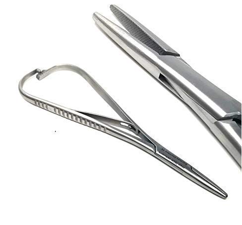 HTI BRAND Mathieu Pliers 5.5" (14cm) Needle Holder Driver, Ligature Separator Placer, Orhtodontic Pliers, Lace Back Tightener (Pack of 1) - NewNest Australia
