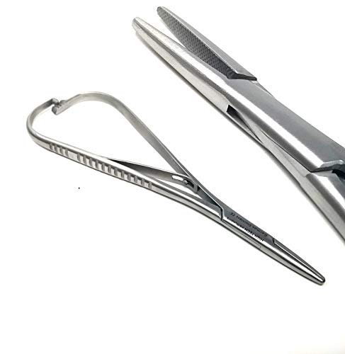HTI BRAND Mathieu Pliers 7" (17.8cm) Needle Holder Driver, Ligature Separator Placer, Orhtodontic Pliers, Lace Back Tightener (Pack of 1) - NewNest Australia