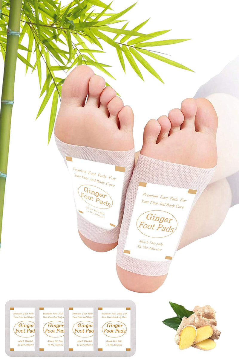 Foot Pads | Ginger Foot Pads for Your Good Feet | Foot and Body Care | Apply, Sleep & Feel Better | All Natural & Premium Ingredients for Best Combination & Results | 20 PCS - NewNest Australia