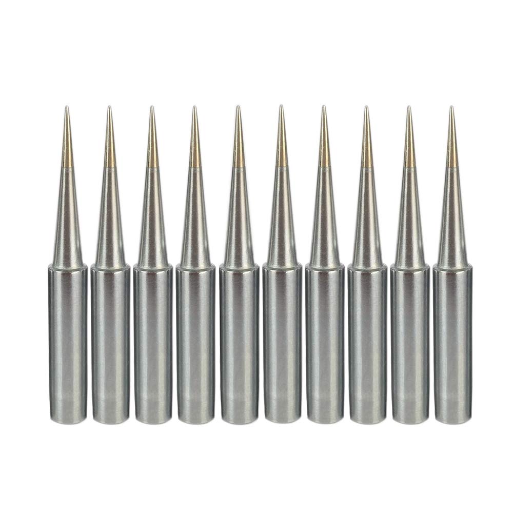 SolderFun 10X 900M-T Soldering iron tips For HAKKO 936,937,907 Atten, Quick, Aoyue, Yihua,Vastar,Sywon,Tabiger,SOAIY and X-Tronic soldering station (10 PCS 900M-T-LB) - NewNest Australia