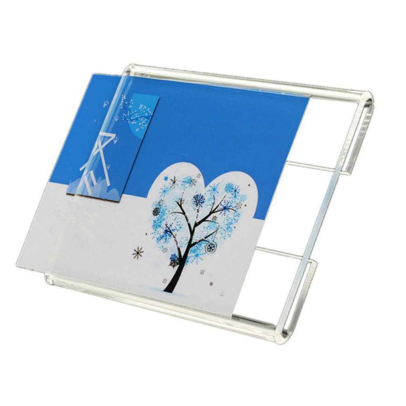 20PCS Wall Mount Acrylic Price Label Holder, Acrylic Sign Holder Counter Top Stand Display with Adhesive Tape Stick (Paper Size 1.18x2.36 inch) 1.18x2.36 Inches - NewNest Australia