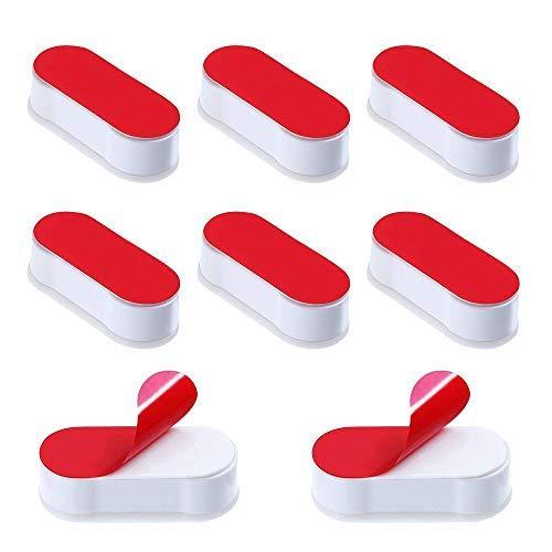 Toilet Seat Bumpers 8 Pack Universal Bidet Seat Spacers Attachment Replacement Stabilizers Strong Adhesive for WC Cover - NewNest Australia
