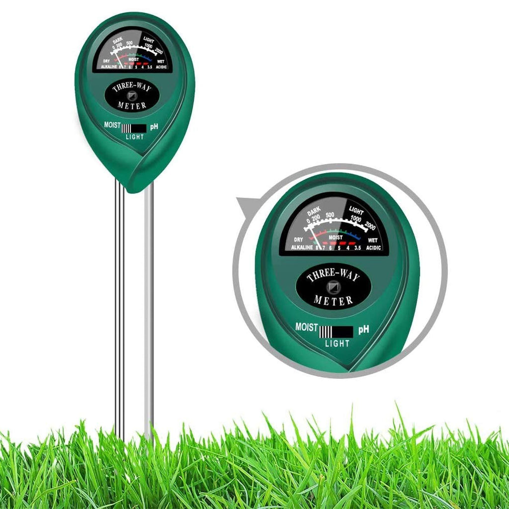 yoyomax Soil Test Kit pH Moisture Meter Plant Water Light Tester Testing Kits for Garden Plants - NewNest Australia