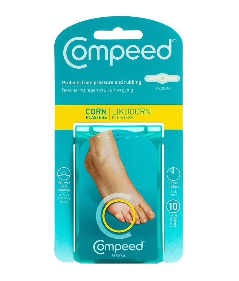 Compeed Corn Plasters, Advanced Corn Care Cushions, 10 Count Corn Toe Pads (2 Packs) - Packaging may Vary 10 Count (Pack of 2) - NewNest Australia