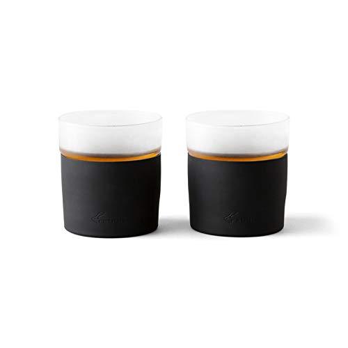 NewNest Australia - Rabbit Freezable Whiskey Glasses, 8 oz Capacity, Black 