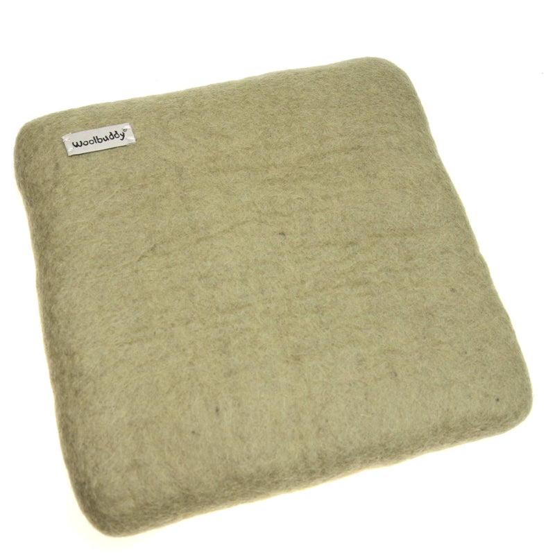 Woolbuddy Needle Felting Mat, Handmade Woolen Needle Felting Pad, 10 inch x 10 inch x 1.5 inch, XL Needle Felting Base (Beige) Beige - NewNest Australia