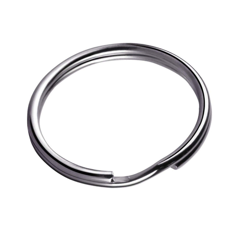 KINGFOREST 100PCS Key Rings 1 Inch, Key Rings Metal Keychain Rings Split Keyrings Flat Ring for Home Car Office Keys Attachment - NewNest Australia