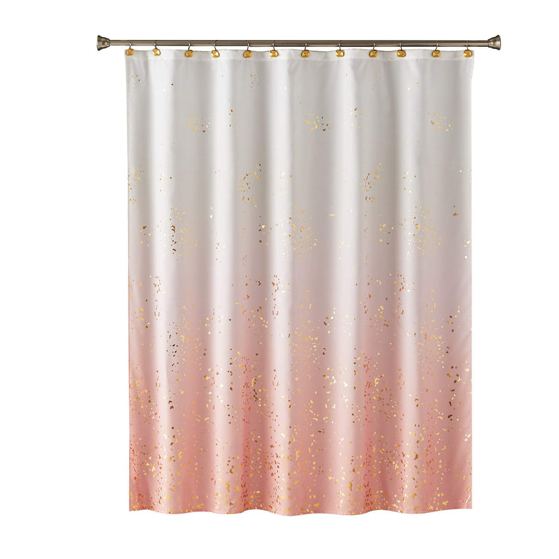 SKL Home by Saturday Knight Ltd. Splatter Fabric Shower Curtain, Pink - NewNest Australia