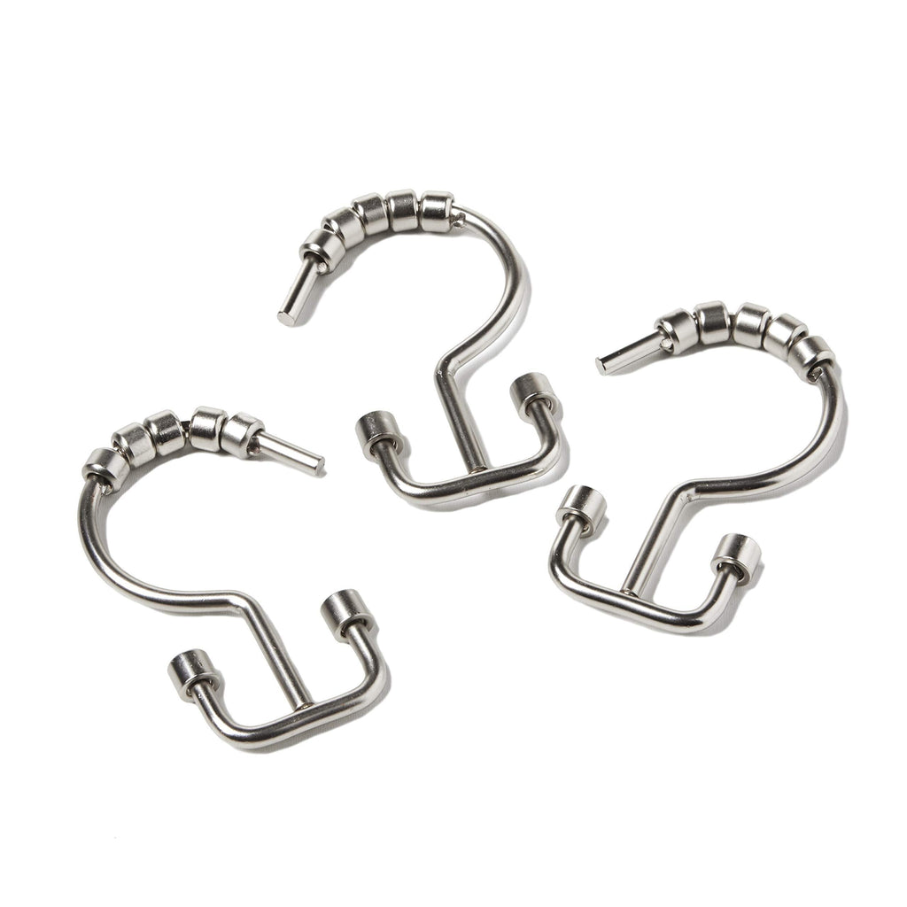 SKL Home by Saturday Knight Ltd. Double Hang Shower Curtain Hooks, Chrome - NewNest Australia