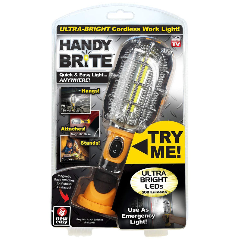 Ontel Handy Brite, Heavy Duty, Cordless LED Light - Compact, Lightweight - HB-MC12/4 - NewNest Australia