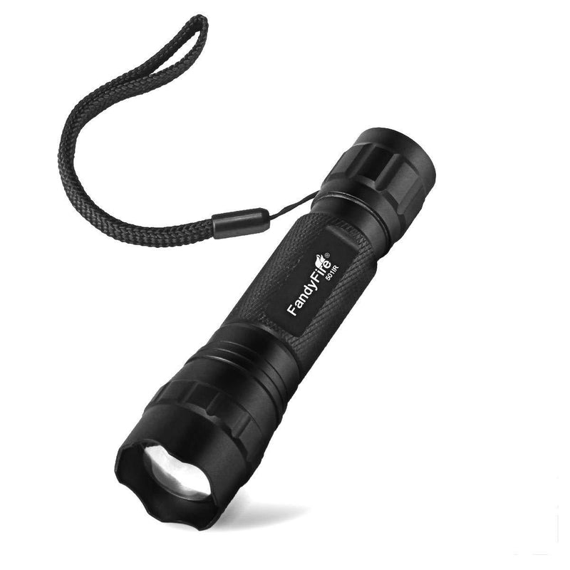 940nm IR Flashlight illuminator Infrared Light Night Vision Adjustable Focus LED Flashlight Torch for Hunting by FANDYFIRE (Not Included 18650 Battery) - NewNest Australia