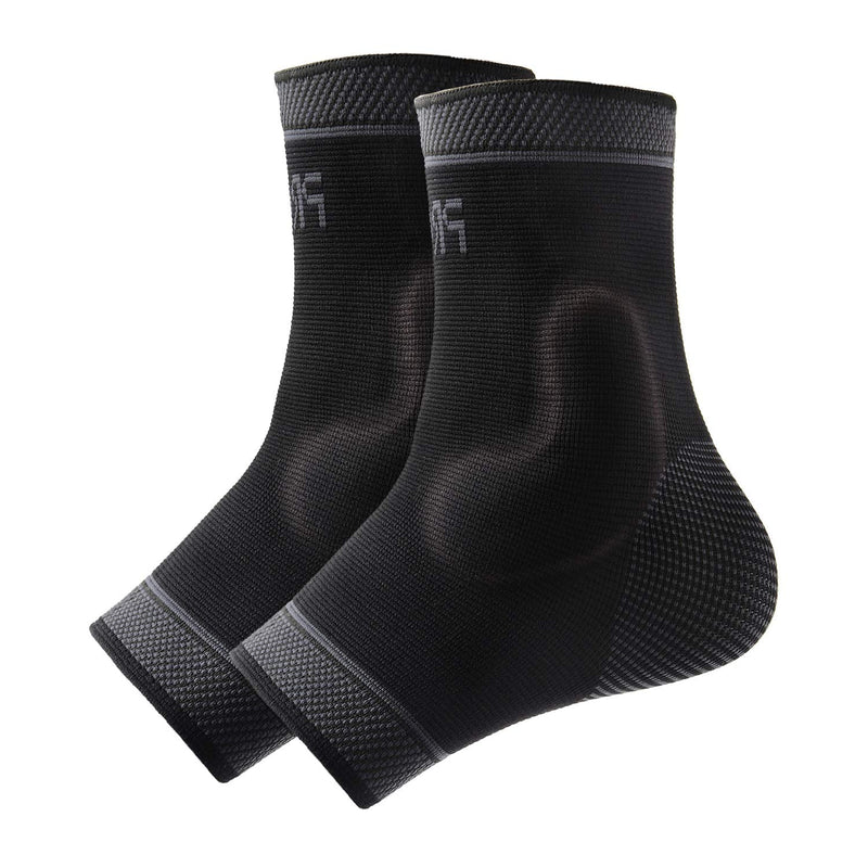 Protle Foot Socks Ankle Brace Compression Support Sleeve with Silicone Gel - Boosts Recovery from Joint Pain, Sprain, Plantar Fasciitis, Heel Spur, Achilles tendonitis Small Pair-Black - NewNest Australia