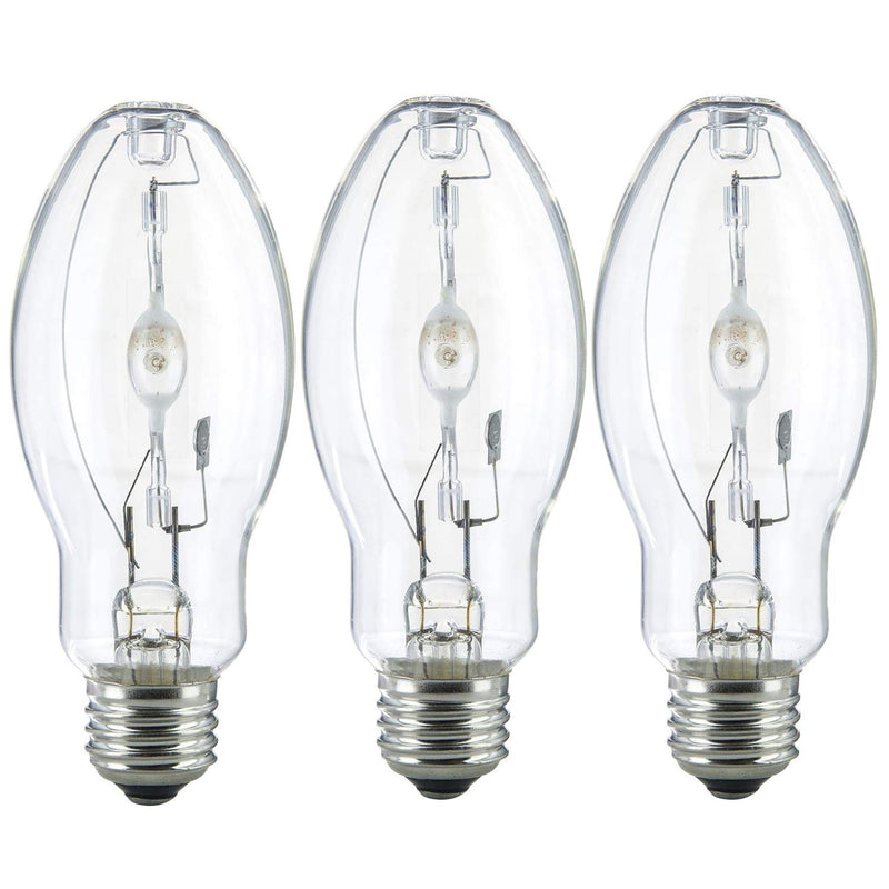 (3 Pack) MH100/U/MED 100W Metal Halide Bulb ED17 Medium Base Clear - NewNest Australia