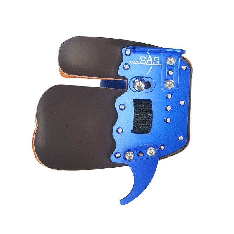 SAS Elite Aluminum Suede and Leather Finger Tab Blue Large - NewNest Australia