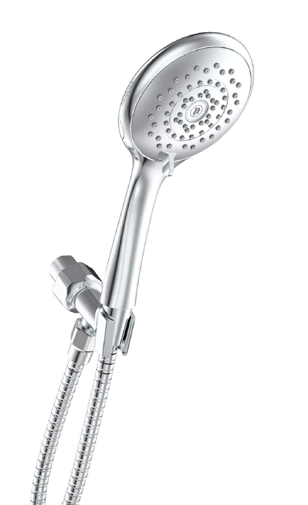 Niagara Conservation N9415CH-HH HealthGuard 5-Spray with Removable Faceplate 1.5 GPM Handheld Showerhead in Chrome High Efficiency Hand Shower Head - NewNest Australia