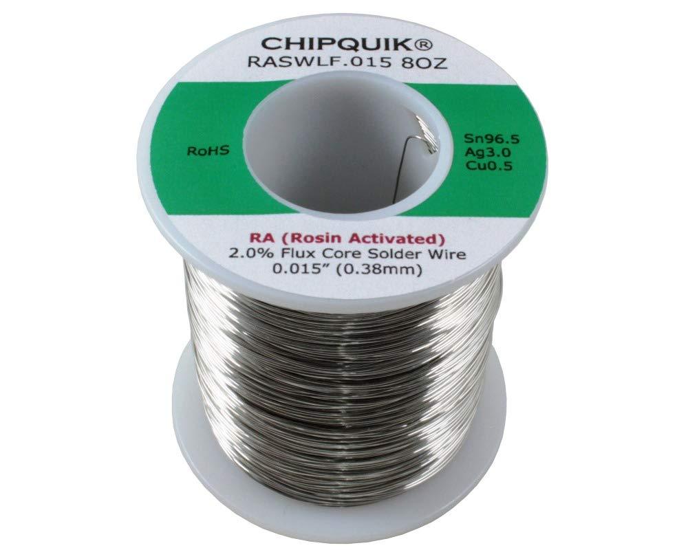 LF Solder Wire 96.5/3/0.5 Tin/Silver/Copper Rosin Activated .015 1/2lb - NewNest Australia