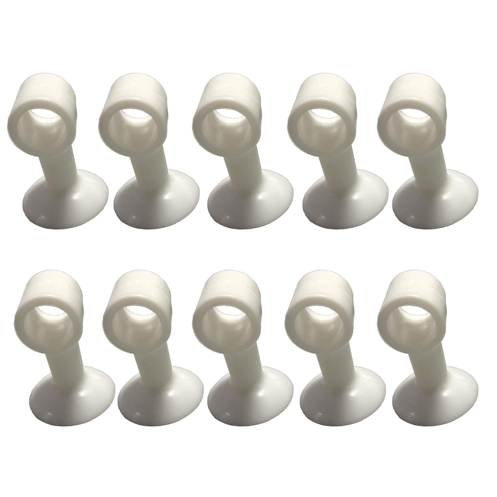XMHF Silicone Anti-Collision Door Stopper with Perforation Free and Mute, Suction Knob Protective Cover White 10Pcs - NewNest Australia