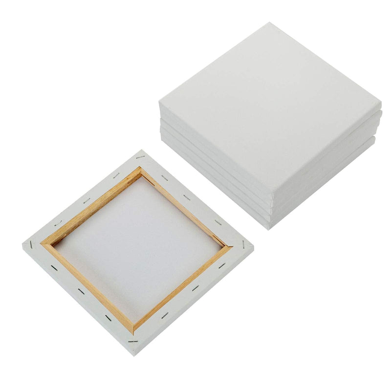 SL crafts Artist Stretched Canvas 8"x8" Professional Quality Frame Canvas Pack of 6 - NewNest Australia