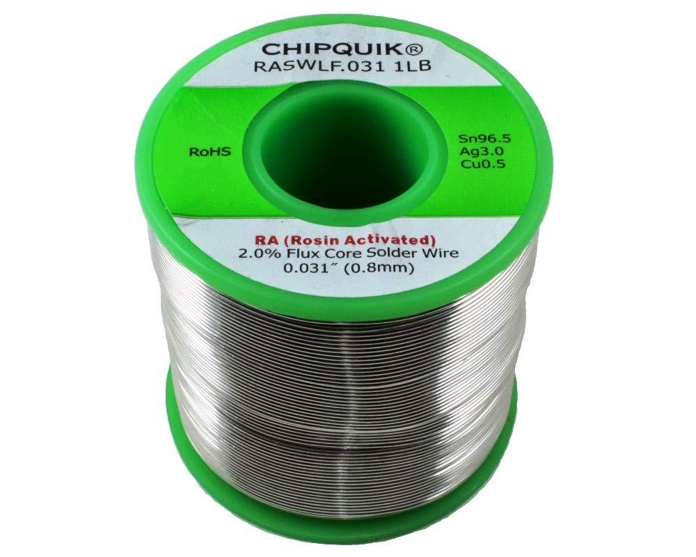 LF Solder Wire 96.5/3/0.5 Tin/Silver/Copper Rosin Activated .031 1lb - NewNest Australia