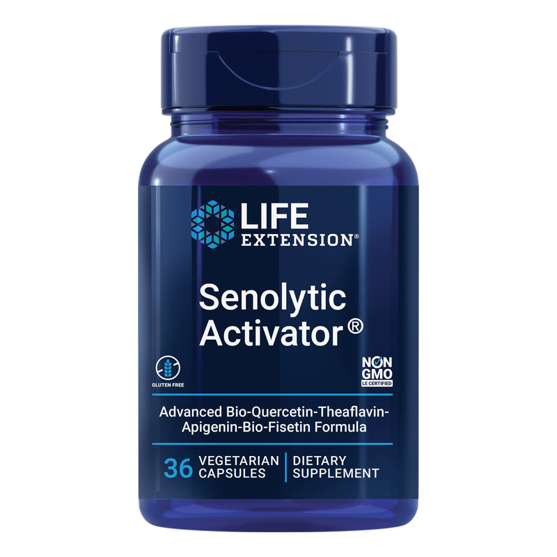 Life Extension Senolytic Activator - with Quercetin, Fisetin - For Immune Support, Anti-Aging & Longevity - Supports Systemic Rejuvenation - Non-GMO, Gluten-Free - 36 Vegetarian Capsules - NewNest Australia