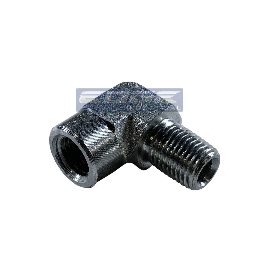 EDGE INDUSTRIAL Steel 90º Street Elbow 1/4" Male NPT X 1/4" Female NPT HYDRUALIC/Fuel/AIR/Water/Oil/Gas/WOG - NewNest Australia