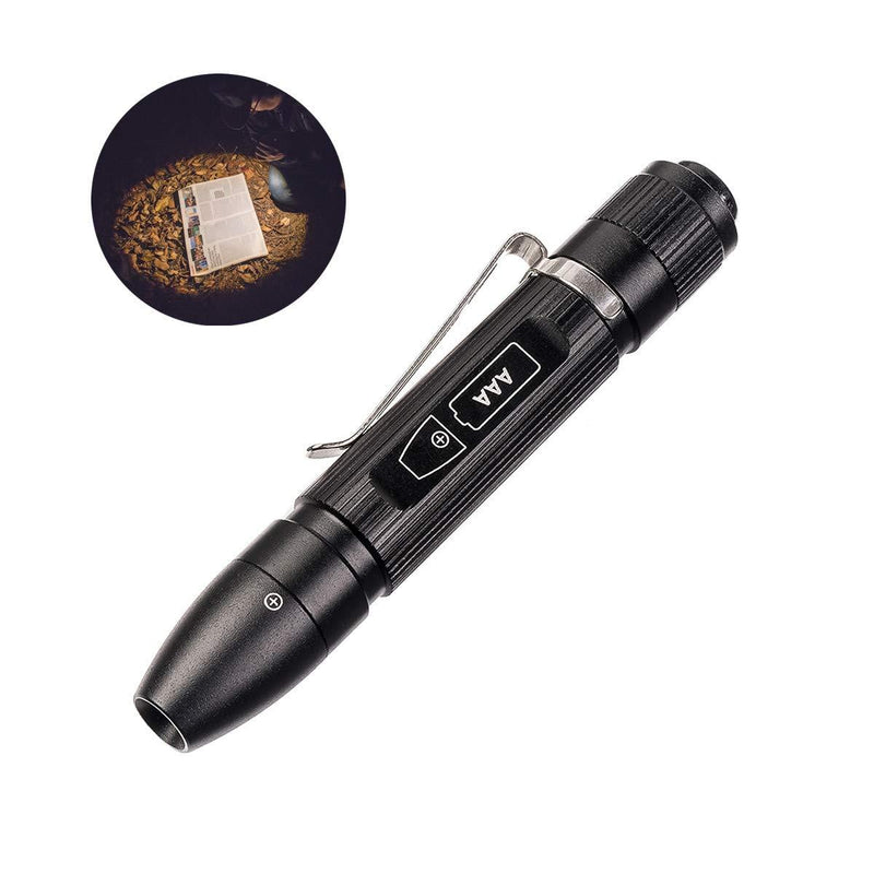 Weltool M6-Mini LED Cap Flashlight Ultra-Compact, 3000K Warm White EDC Pocket Light with Clip No-Glare Even beam- High Color Rendering of 85% - Perfect Pen Light - for Inspection Reading by AAA cell M6 Mini - NewNest Australia