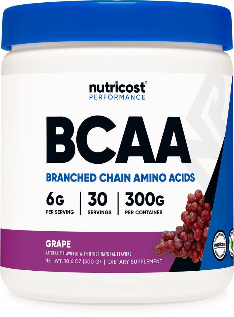 Nutricost BCAA Powder 2:1:1 (Grape, 30 Servings) Grape 30 Servings (Pack of 1) - NewNest Australia