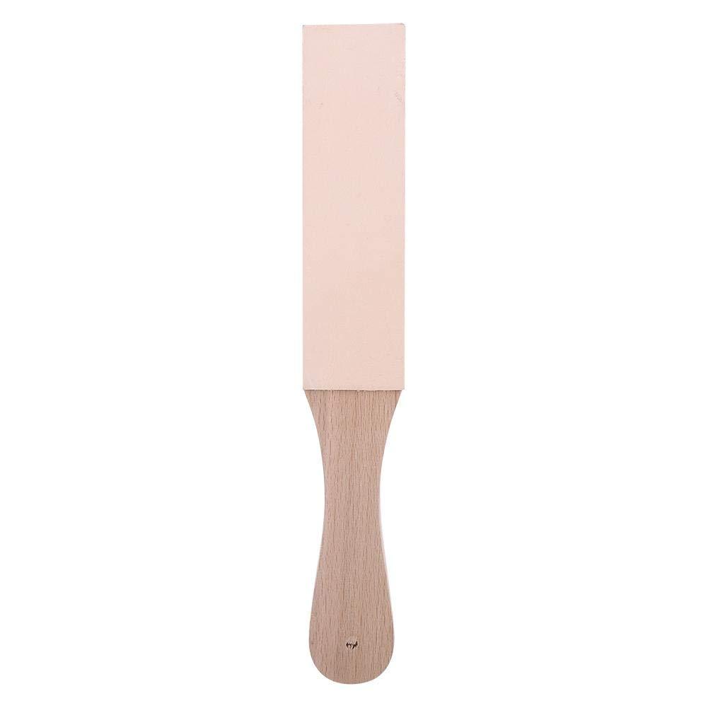 DIY Leather Strops Kit with Wooden Handle Leather Strop Double Sided Leather Paddle Strop for Leather Knife Sharpening Polishing - NewNest Australia