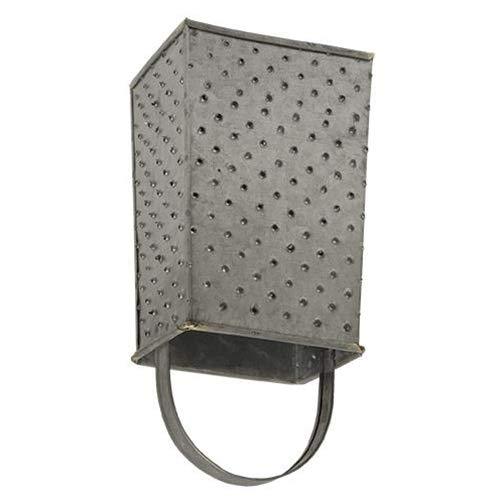 NewNest Australia - CWI Gifts Galvanized Metal Grater Dishtowel Holder 