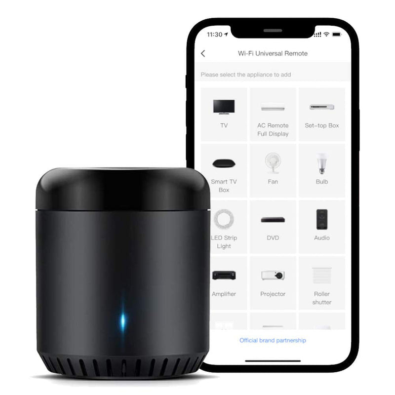 Broadlink WiFi Smart Home Hub RM Mini 3 IR Automation Learning Universal Remote Control Compatible with Alexa RM Mini3 - NewNest Australia