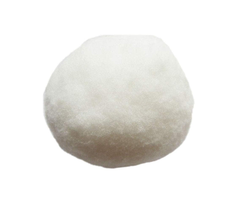 YYCRAFT 25pcs Jumbo Craft Pom Pom,2 Inch Pom Pom Balls for DIY Creative Crafts Decorations,Indoor Fight(White) 2" - NewNest Australia