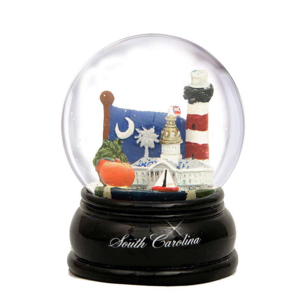 NewNest Australia - City-Souvenirs South Carolina Snow Globe 3.5 Inches Tall 