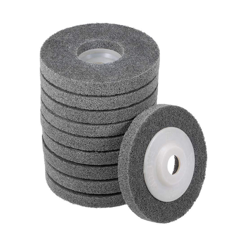uxcell 4 Inch Nylon Fiber Polishing Wheel Sanding Buffing Disc Abrasive Wheels for Angle Grinders 10 Pcs - NewNest Australia