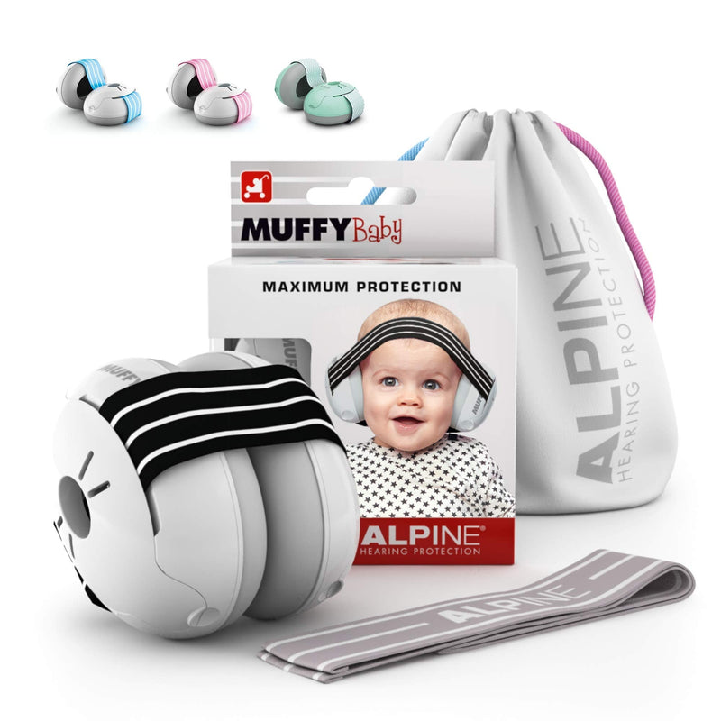 Alpine Muffy Baby Ear Protection for Newborn and Babies up to 36 Months – Noise Reduction Earmuffs for Toddlers & Children – Comfortable Infant Ear Muffs Prevent Hearing Damage & Improve Sleep, Black - NewNest Australia