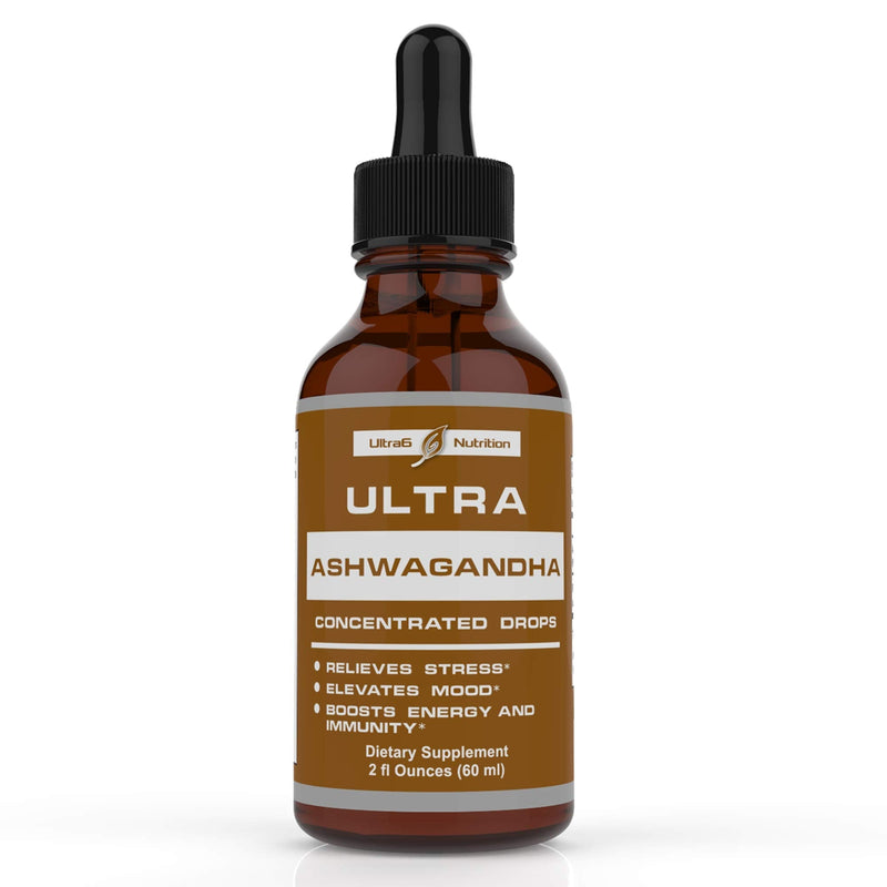 100% Natural Ashwagandha Extract for Stress Relief and Adrenal Support. This Ashwagandha Liquid & Rhodiola Rosea Supplement is a Mood Enhancer, Cortisol Manager and a Natural Sleep Aid - NewNest Australia