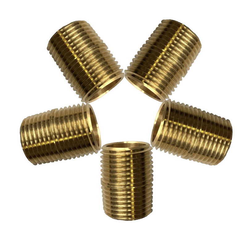 Generic Brass Pipe Fittings,3/8" Male Close Nipple (Pack of 5). - NewNest Australia