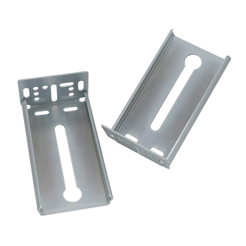 2 Pairs Rear Mounting Brackets for Drawer Slide Dresser Drawer Guides - LONTAN B4502 Cabinet Drawer Bracket Replacement Drawer Track Guide for 1.77 inch(45mm) Width Furniture Gilde 2 Pairs Rear Mount Brackets - NewNest Australia
