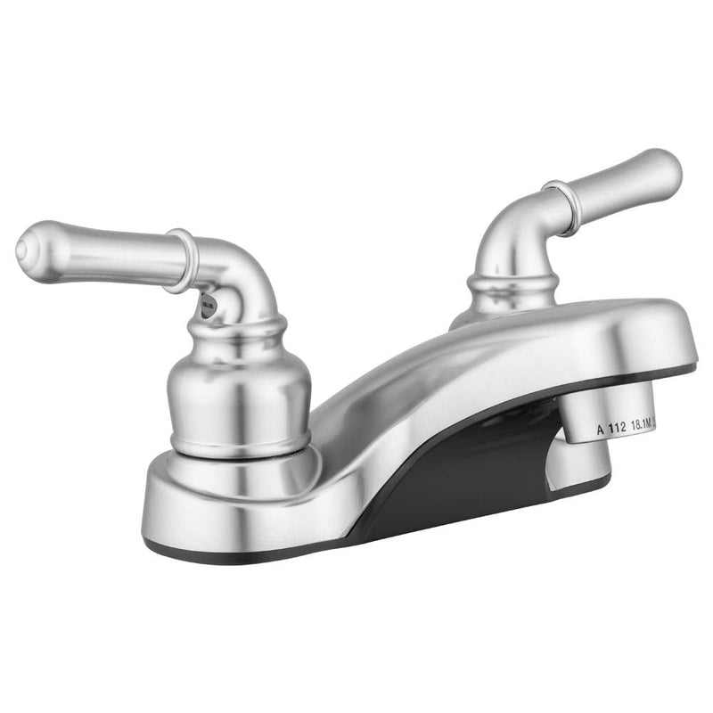 Pacific Bay Lynden Bathroom Faucet - Metallic Plating Over ABS Plastic (Brushed Satin Nickel) Brushed Satin Nickel - NewNest Australia