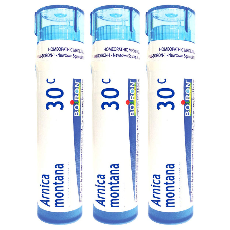 Boiron Arnica Montana 30c, 80 Pellets, Homeopathic Medicine for Muscle Pain, Stiffness, 3 Count - NewNest Australia