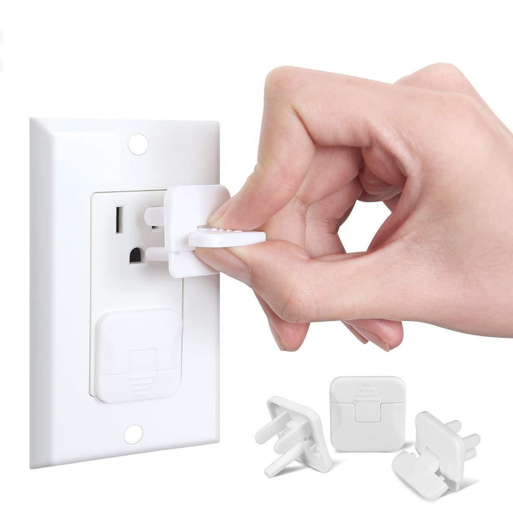 38 Pack Baby proofing Outlet Plugs, PRObebi No Easy to Remove by Children Keep Prevent Baby from Accidental Shock Hazard A-White - NewNest Australia