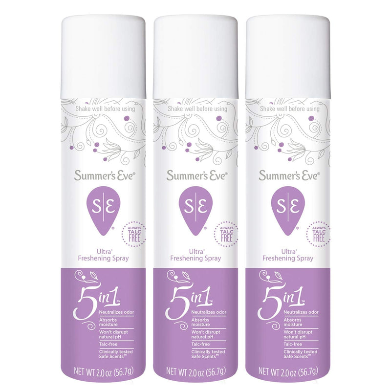 Summer's Eve Freshening Spray, Ultra, 2 oz, 3 Pack - NewNest Australia