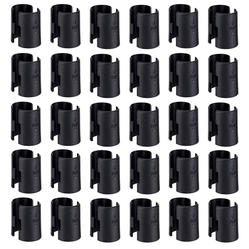 54-Pack Wire Shelving Shelf Lock Clips for 1" Diameter Post- Shelving Sleeves, Wire Shelf Clips, Fits with Metro, Thunder Group, Alera, Honey Can Do, Eagle, Regency, Winco,Advanced Tabco,and More - NewNest Australia
