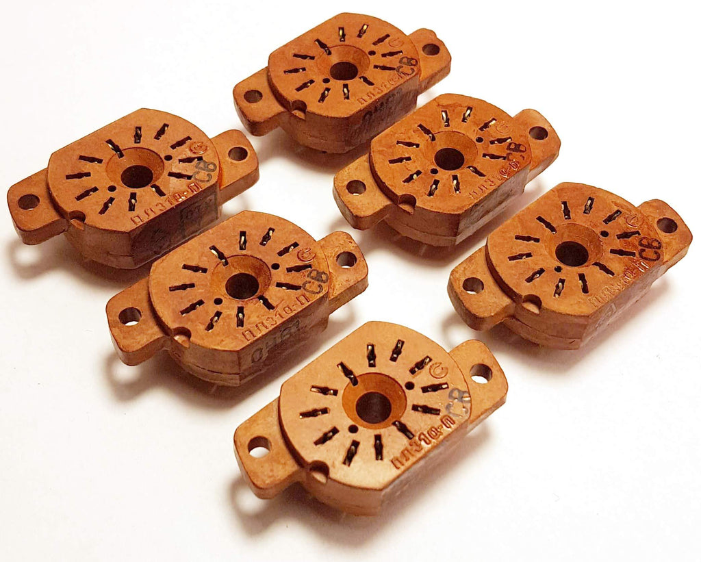 NewNest Australia - Socket for Nixie Tubes Military Version IN-12A, IN-12B, IN-15A, IN-15B, IV-22, New 6 pcs 